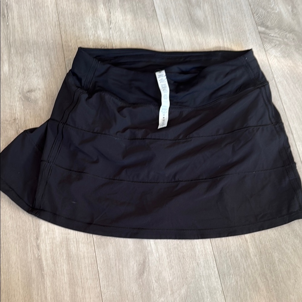 Black lululemon Women's tennis Skirt